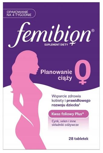 Femibion 0 planowanie ciąży 28 tabletek na Arena.pl