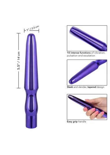 calexotics rechargeable anal probe - smukła sonda, 10 trybow, usb, ipx7 na Arena.pl