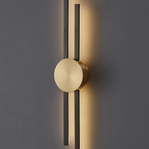 Lampa ścienna CENTRO LED czarna 122 cm na Arena.pl