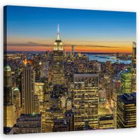 OBRAZ DO SALONU Miasto z lotu ptaka