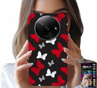 ETUI DO XIAOMI REDMI A3 - KOKARDKI CZERWONO BIAŁE MYSZKA, WZORY