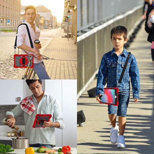 Etui do iPad Mini 5/4 7.9” z Podstawką i Paskiem na Ramię Czerwone na Arena.pl