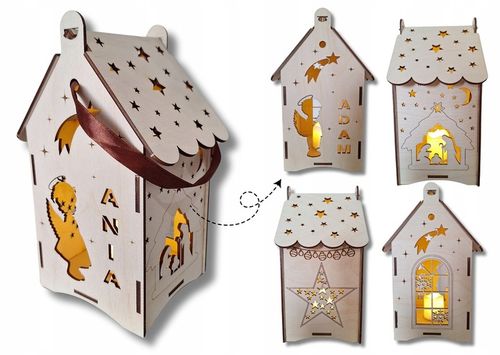 Lampion na roraty z imieniem dziecka grawer na Arena.pl