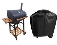 GRILL WĘGLOWY DEKRAFT BECZKA Z RUSZTEM ŻELIWNYM + POKROWIEC DE KRAFT