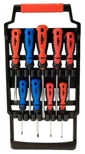 ZESTAW ŚRUBOKRĘTÓW WKRĘTAKÓW Z MAGNESEM 9 szt. na Arena.pl