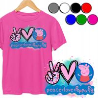 KOSZULKA DZIECIĘCA T-SHIRT - ŚWINKA PEP.PA WZORY Z BAJEK - XXXS 86-92