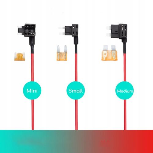 Zestaw Przewodów Do Kamery Samochodowej Micro USB TYP KABEL ACC, BATT ,GND na Arena.pl