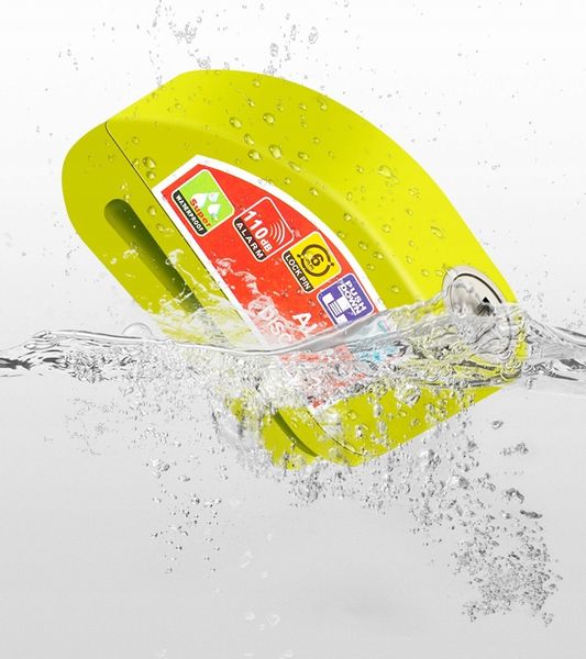 Blokada Tarczy Hamulcowej z Alarmem Do Motocykli i Rowerów Wodoodporna zdjęcie 11