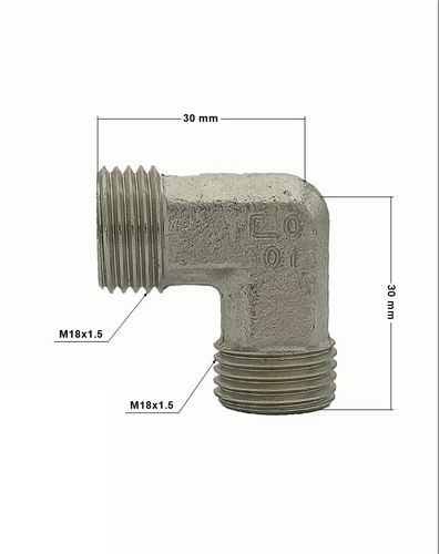 Złącze kątowe rury fi12 ( 12L ) kolanko M18x1,5 na Arena.pl