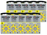 Bateria do aparatów słuchowych Rayovac 10 80 szt. 105 mAh