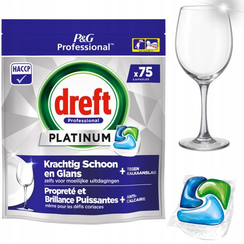 dreft professional kapsułki do zmywarki platinum all in one regular 75 szt. na Arena.pl