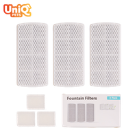 UNIQ PETS filtry pompy fontanny na wodę dla zwierząt, 3szt. do SKU UPC0021