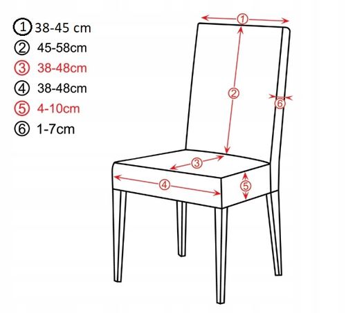 Pokrowiec Na Krzesło Szary Żółte Geometryczne Wzory Elastyczny na Arena.pl