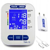 CIŚNIENIOMIERZ NARAMIENNY Z ZASILACZEM USB-C TECH-MED TMA-10 ARYTMIA ETUI