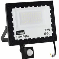 HALOGEN LED 30W NAŚWIETLACZ SLIM CZUJNIK RUCHU ZEWNĘTRZNY DO MAGAZYNU