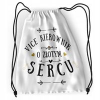 Plecak Sportowy Szkolny Vice Kierownika Worek Z Nadrukiem Ze Zdjęciem