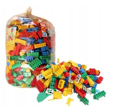Klocki Plastikowe Konstrukcyjne w worku WO-330 elementów na Arena.pl