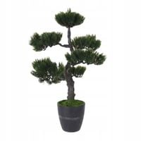 SZTUCZNE DRZEWKO BONSAI W DONICZCE TWORZYWO SZTUCZNE 32 X 32 X 50 CM