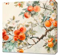 Obraz 60x60cm Persymony