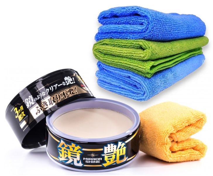 SOFT99 MIRROR SHINE WAX DARK WOSK POŁYSK LUSTRO zdjęcie 1