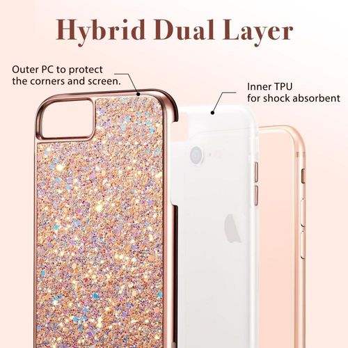 ESR SPARKLY SEQUINS IPHONE 7/8 ROSE GOLD na Arena.pl