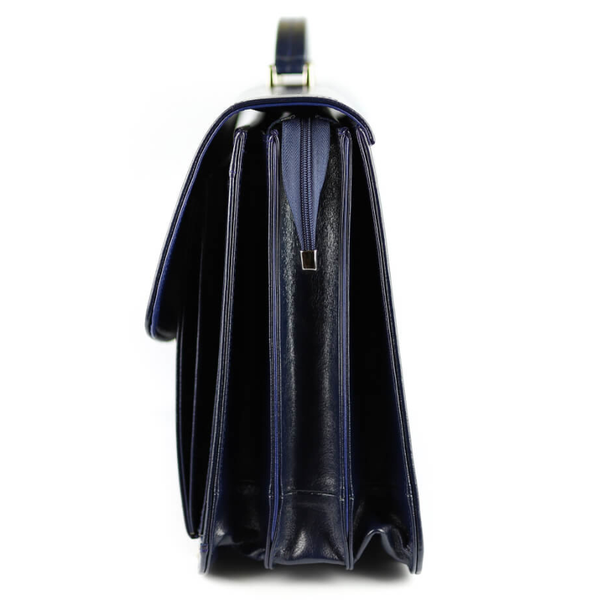 518 Teczka męska 3-komorowa - granat KEMER zdjęcie 3