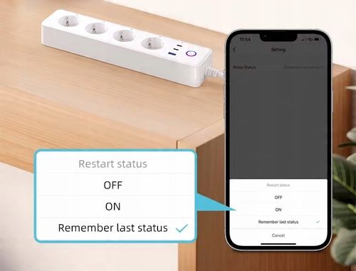Inteligentna Listwa Zasilająca WiFi TUYA Smart Gniazdko Przedłużacz USB C na Arena.pl