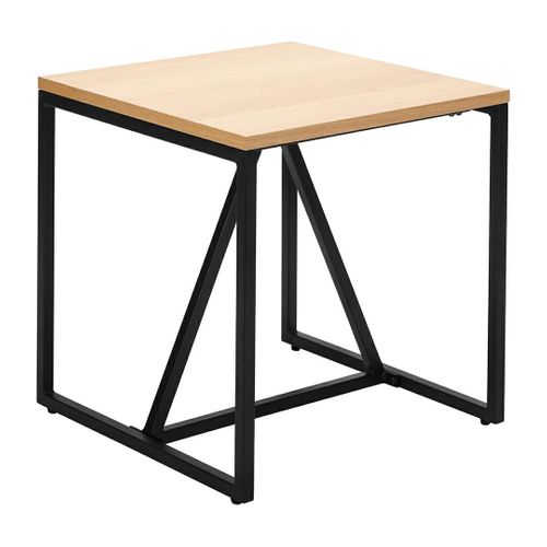 Stolik HEX dąb - MDF, metal na Arena.pl