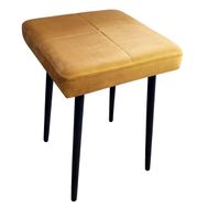 Taboret MAX MG15 miodowy  podstawa czarna