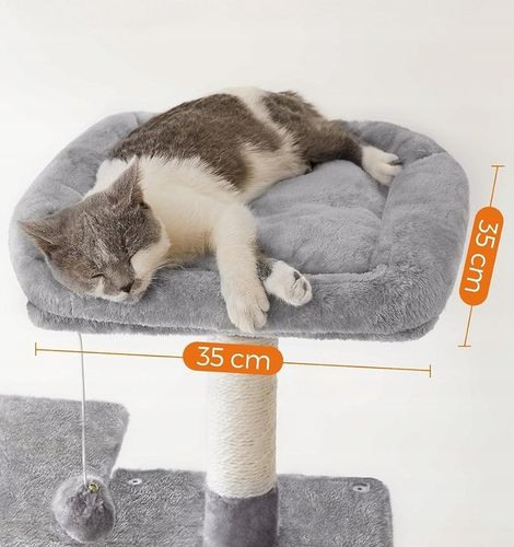 DRAPAK DLA KOTA DUŻY LEGOWISKO SŁUPEK WIEŻA DOMEK 6 POZIOMÓW WYSOKI 143cm na Arena.pl