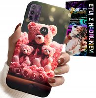 ETUI DO MOTOROLA MOTO G10 / G30 - RODZINKA RÓŻANYCH MISIÓW UPOMINEK +FOLIA