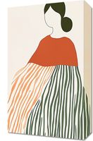 Obraz 30x50cm Kobieta Minimalistyczny , Wnętrza Styl Skandynawski, Boho