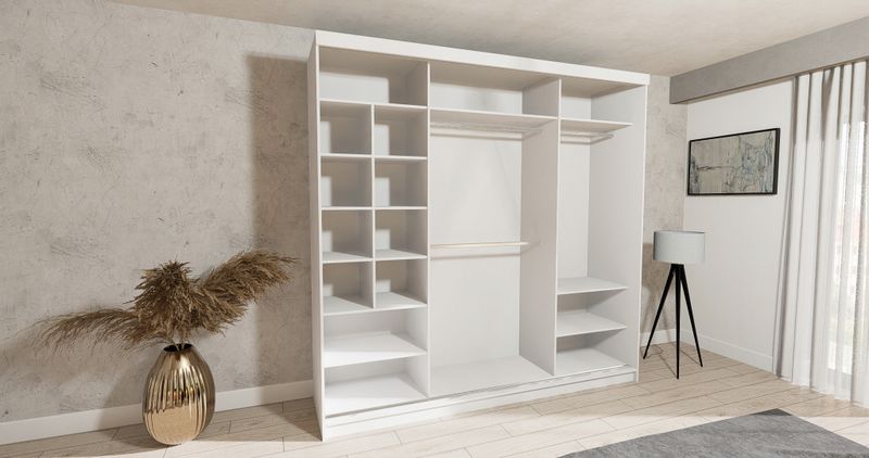 Szafa Przesuwna PARIS 278cm Połysk zdjęcie 3