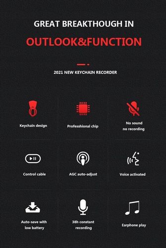 MINIATUROWY DYKTAFON PODSŁUCH SZPIEGOWSKI 32GB na Arena.pl