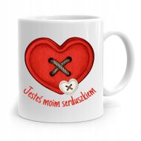 Kubek Prezent Na Walentynki Moim Serduszkiem Z Nadrukiem Ze Zdjęciem