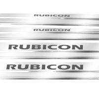 Listwa progowa JEEP WRANGLER MK3 JK RUBICON Stal nierdzewna 304 połysk z cz