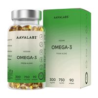 Wegańska omega 3 z alg (DHA + EPA) – serce, mózg 90 kapsułek | Aavalabs