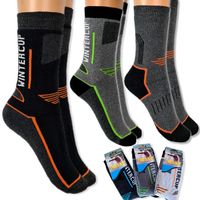 3x DAMSKIE SKARPETY SKARPETKI TERMO CIEPŁE GÓRSKIE NARCIARSKIE MOCNE 35-38