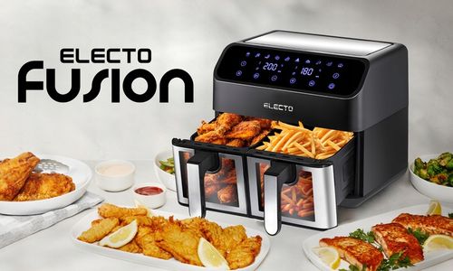 PODWÓJNA FRYTKOWNICA AIR FRYER BEZTŁUSZCZOWA DWUKOMOROWA 8L WIFI na Arena.pl