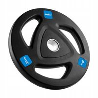 Obciążenie żeliwne olimpijskie z uchwytami gumowane 20kg 51mm talerz