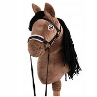 2 x HOBBY HORSE MAŁY A4 KOŃ NA KIJU NA PATYKU KONIK PLUSZOWY + WODZE + OGŁO