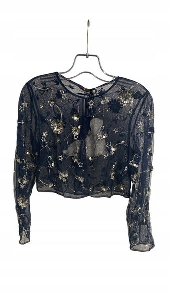 TED BAKER CROPPED JACKET NAVY 36 zdjęcie 1