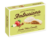 AMBROSIANA Kruche ciastka nadziewane jabłkami z cynamonem 140 g