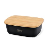 Chlebak z deską do krojenia czarny MAESTRO MR-1776-BLACK