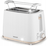 Toster elektryczny SENCOR STS 7510WH 2 Tosty Biały 930W Rozmrażanie