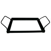 Tacka pod deskę płytę solną z uchwytami metalowa na grillla do piekarnika