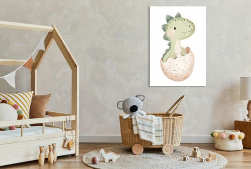 Obraz 50x70cm Wzory dla Dzieci, Chłopca Do Pokoju - Jajko na Arena.pl