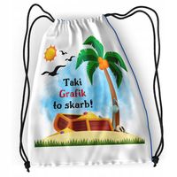 Plecak Sportowy Szkolny Dla Grafika Worek Z Nadrukiem Ze Zdjęciem