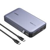 powerbank 20000mah ugreen pb720, usb + 2x usb-c, 100w pd (szary)