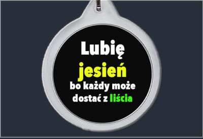 Brelok do kluczy Lubię Jesień zdjęcie 1
